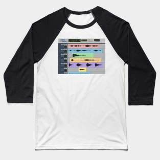 Audio Engineer Pro Tools DAW Musician Recording Program Home Studio Gift Baseball T-Shirt